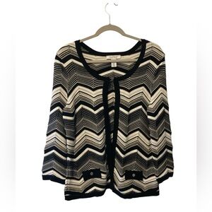 Black house white market large blazer